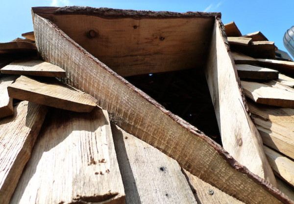 Balsa Wood House - Dome Tea Houses on Display in London