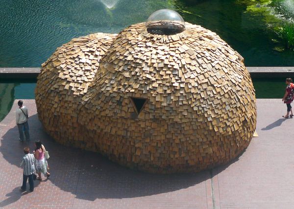 Balsa Wood House - Dome Tea Houses on Display in London
