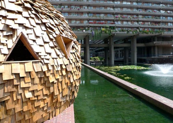Balsa Wood House - Dome Tea Houses on Display in London