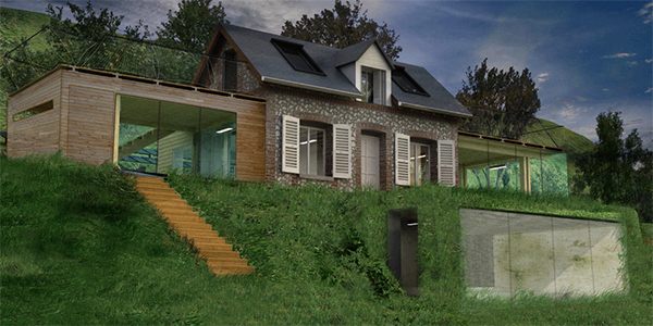 Eco House Design is Heavenly, Complete with "Wings"