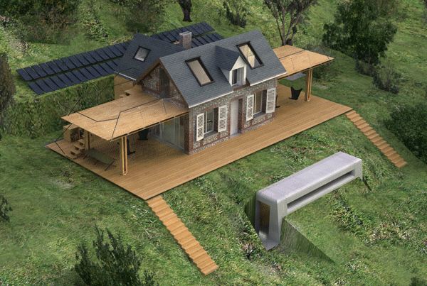 Eco House Design is Heavenly, Complete with "Wings"