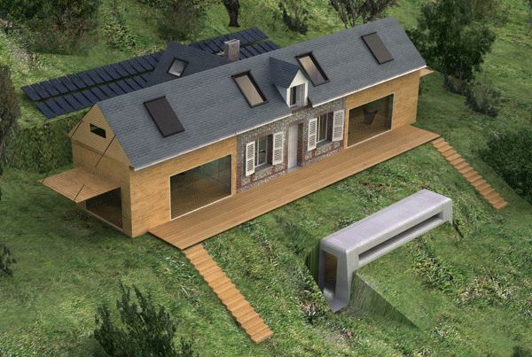 Eco House Design is Heavenly, Complete with "Wings"
