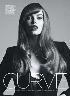 VOGUE AUSTRALIA: ROBYN LAWLEY BY IN "BELLE CURVE" BY PHOTOGRAPHER MAX DOYLE