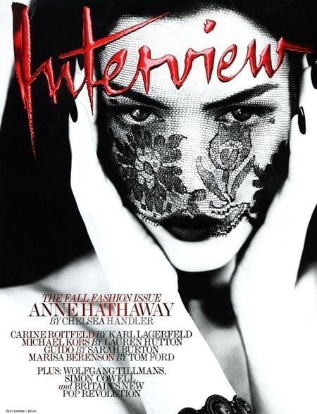 INTERVIEW MAGAZINE: ANNE HATHAWAY BY PHOTOGRAPHER MERT & MARCUS