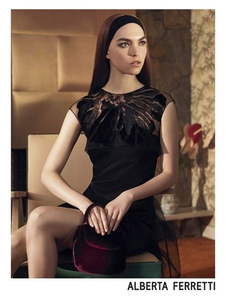 CAMPAIGN: ARIZONA MUSE FOR ALBERTA FERRETTI FALL 2011 BY PHOTOGRAPHER GLEN LUCHFORD