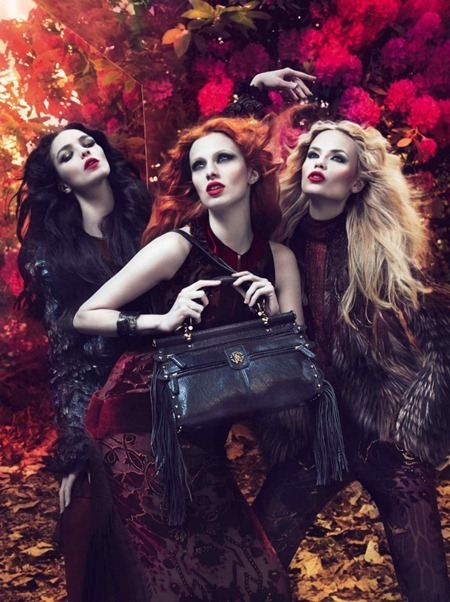 CAMPAIGN: MARIACARLA BOSCONO, KAREN ELSON & NATASHA POLY FOR ROBERTO CAVALLI FALL 2011 BY MERT & MAR