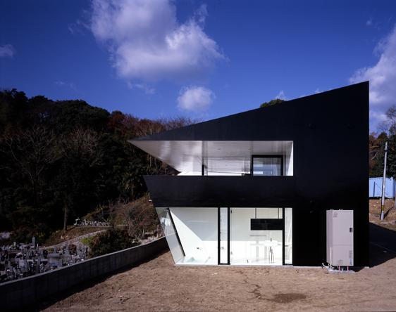 Japanese Mountain House - unusual mountain house plans with open concept
