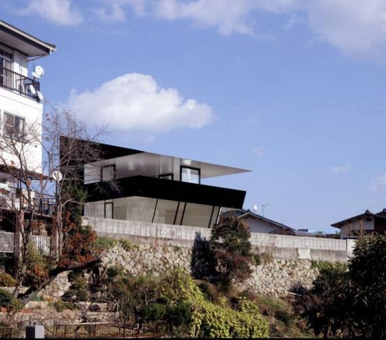 Japanese Mountain House - unusual mountain house plans with open concept