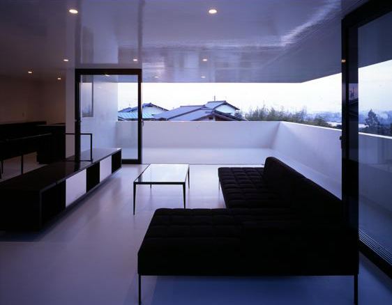 Japanese Mountain House - unusual mountain house plans with open concept