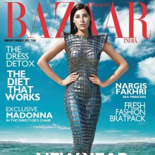 Nargis Fakhri @ Harper’s Bazaar India January 2012