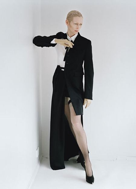 W MAGAZINE: TILDA SWINTON BY PHOTOGRAPHER TIM WALKER