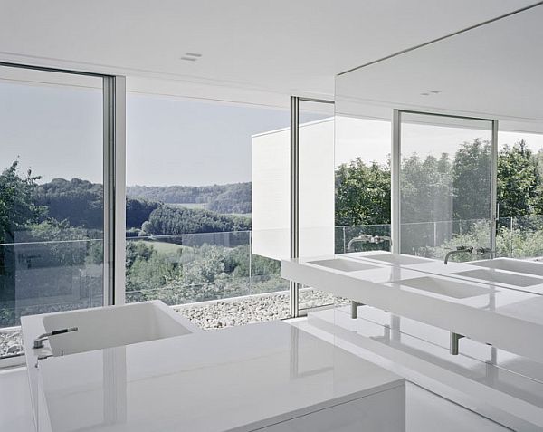Cubic House Design - Curtain House in South Germany