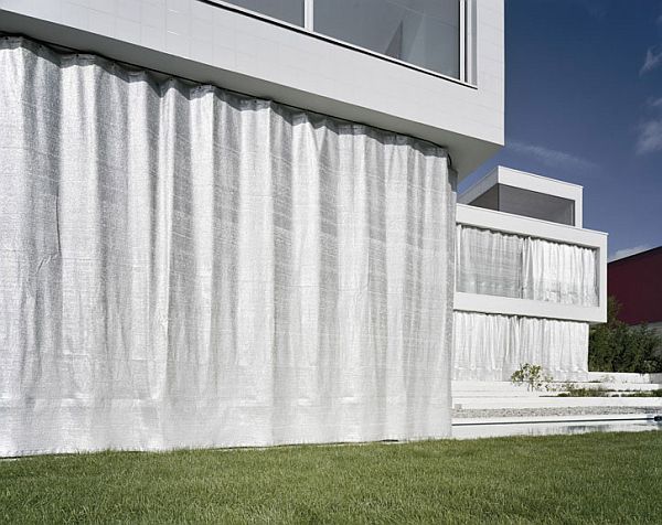 Cubic House Design - Curtain House in South Germany