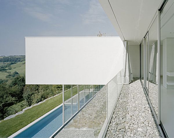 Cubic House Design - Curtain House in South Germany