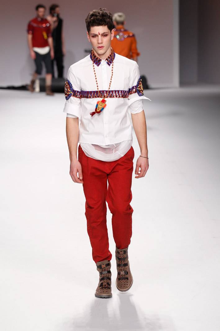 Frankie Morello Fall/Winter 2012-2013 menswear runway show in Milan