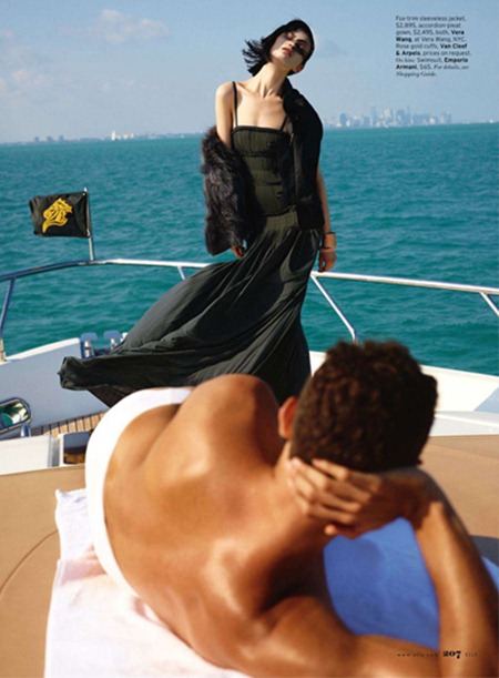 ELLE MAGAZINE: RANYA MORDANOVA & THIAGO RIBEIRO IN "OVERBOARD" BY PHOTOGRAPHER CARTER SMITH