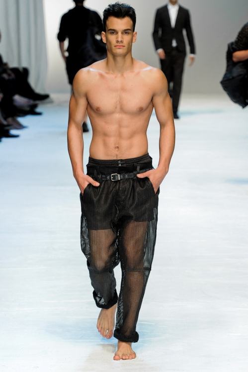 Dolce&Gabbana Spring/Summer 2012 &lsquo;The Net&rsquo; runway show in Milan