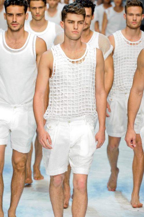 Dolce&Gabbana Spring/Summer 2012 &lsquo;The Net&rsquo; runway show in Milan