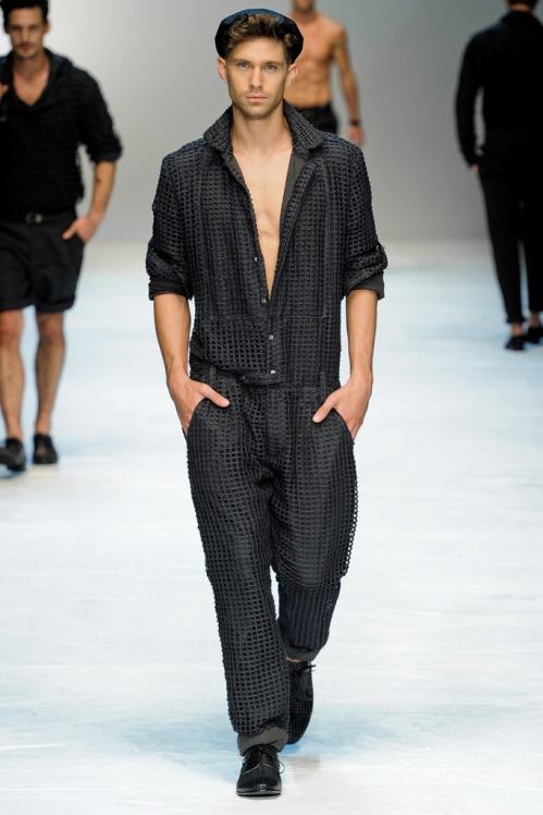 Dolce&Gabbana Spring/Summer 2012 &lsquo;The Net&rsquo; runway show in Milan