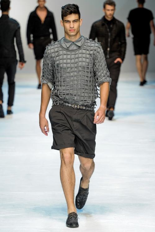 Dolce&Gabbana Spring/Summer 2012 &lsquo;The Net&rsquo; runway show in Milan