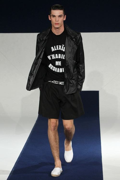 Alexis Mabille Spring/Summer 2012 menswear show in Paris