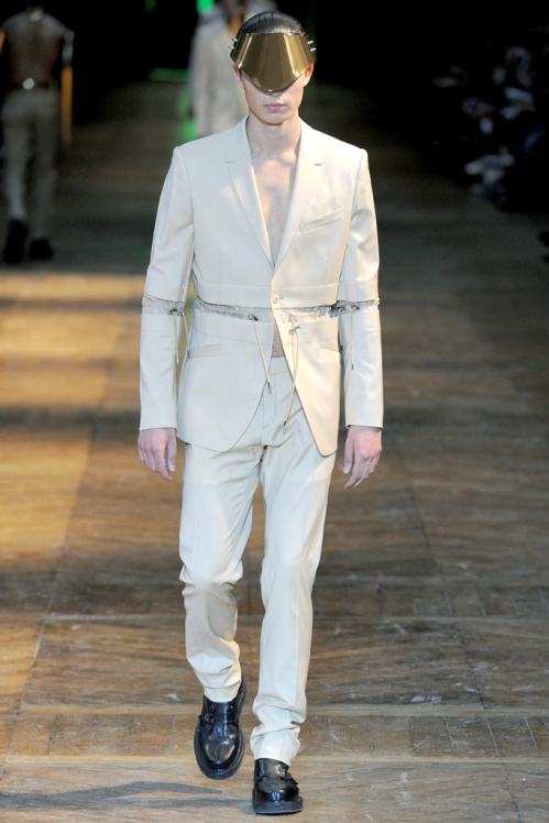 Mugler Spring/Summer 2012 menswear runway show in Paris