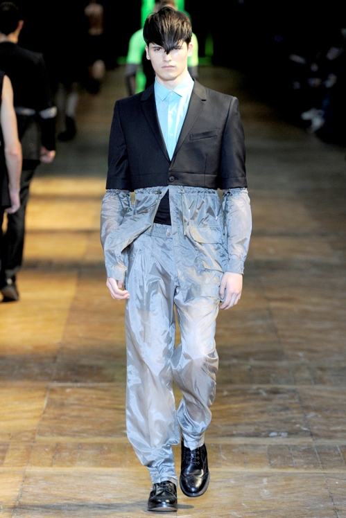 Mugler Spring/Summer 2012 menswear runway show in Paris