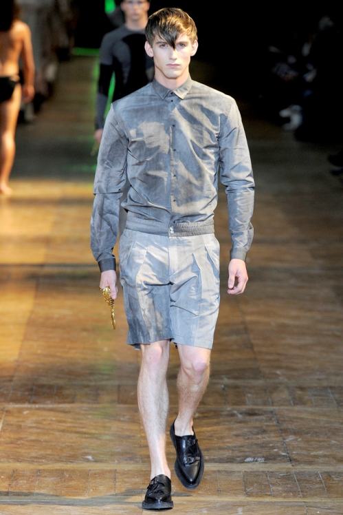 Mugler Spring/Summer 2012 menswear runway show in Paris