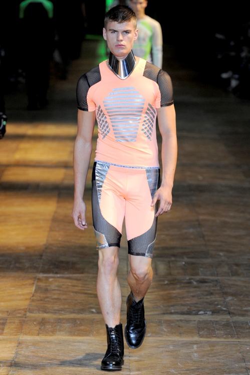 Mugler Spring/Summer 2012 menswear runway show in Paris
