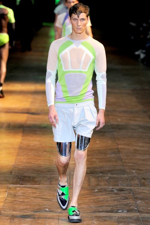 Mugler Spring/Summer 2012 menswear runway show in Paris