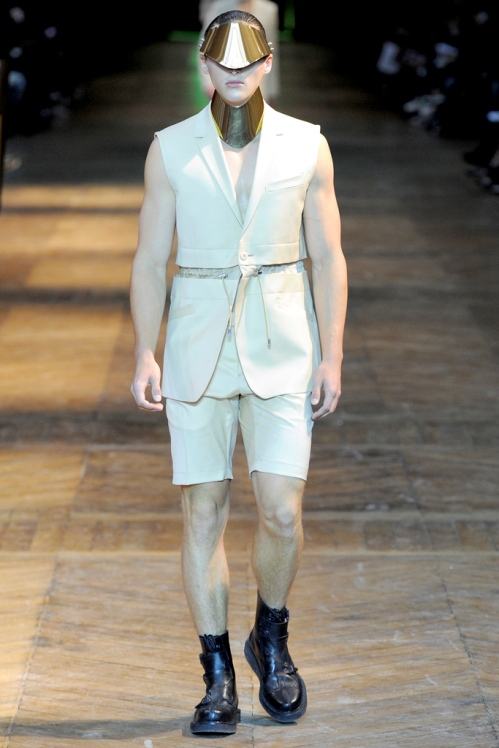 Mugler Spring/Summer 2012 menswear runway show in Paris