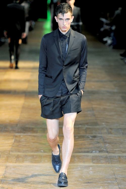 Mugler Spring/Summer 2012 menswear runway show in Paris