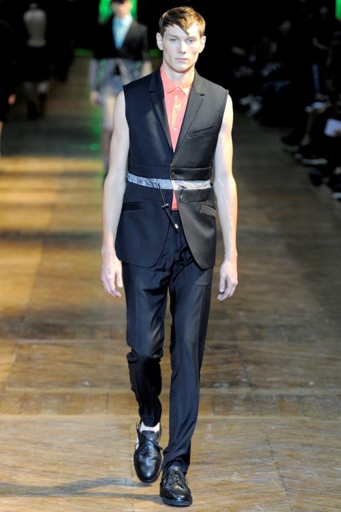 Mugler Spring/Summer 2012 menswear runway show in Paris