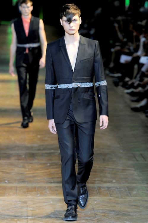 Mugler Spring/Summer 2012 menswear runway show in Paris