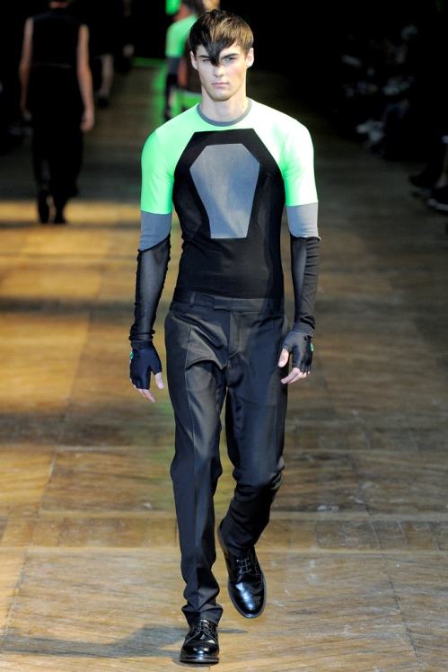 Mugler Spring/Summer 2012 menswear runway show in Paris