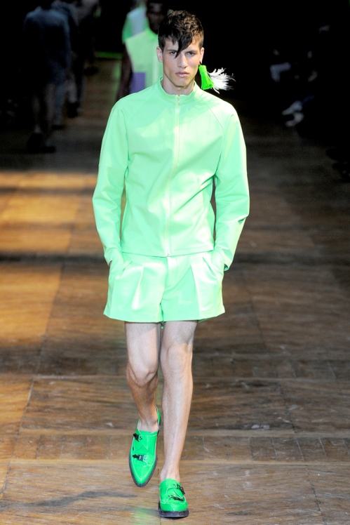 Mugler Spring/Summer 2012 menswear runway show in Paris