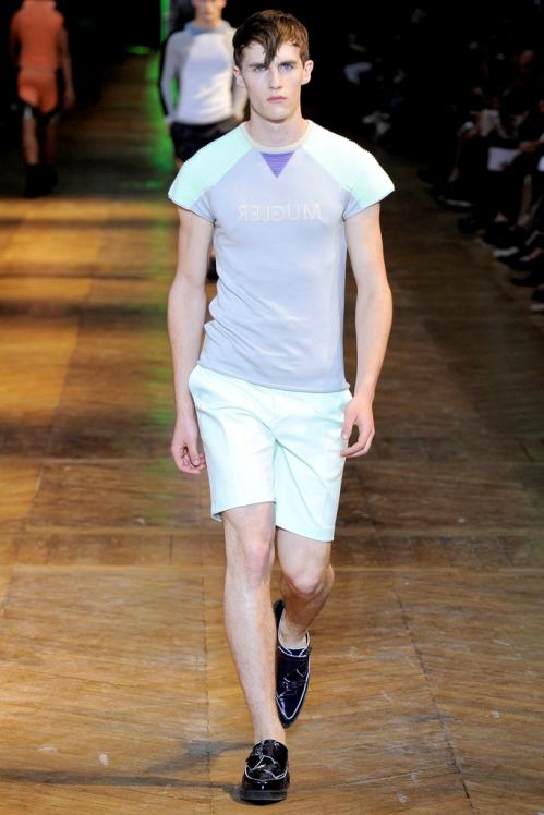 Mugler Spring/Summer 2012 menswear runway show in Paris