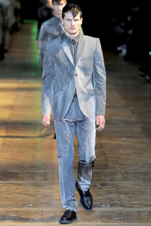 Mugler Spring/Summer 2012 menswear runway show in Paris