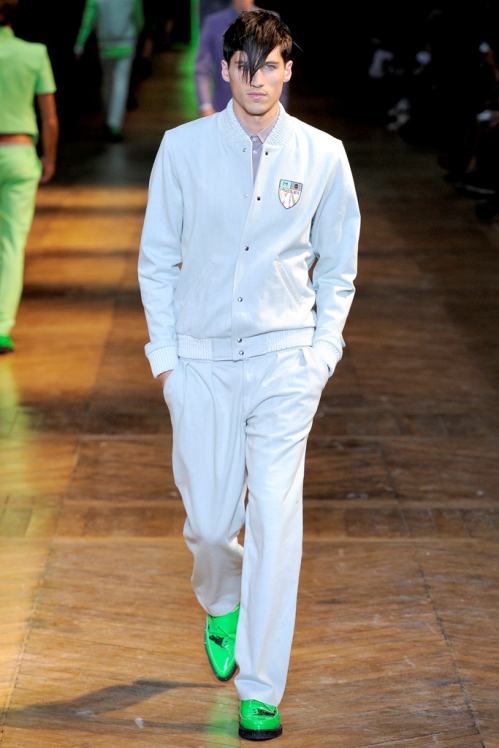 Mugler Spring/Summer 2012 menswear runway show in Paris