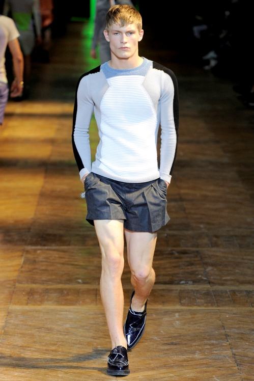Mugler Spring/Summer 2012 menswear runway show in Paris