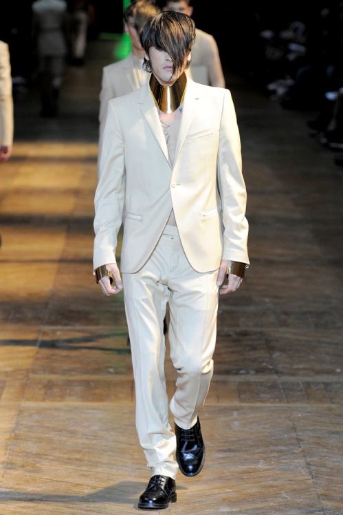 Mugler Spring/Summer 2012 menswear runway show in Paris