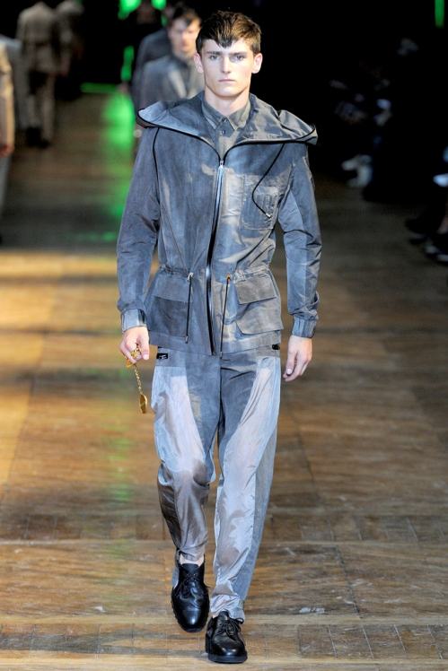 Mugler Spring/Summer 2012 menswear runway show in Paris