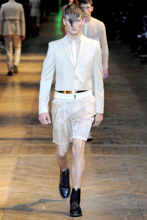 Mugler Spring/Summer 2012 menswear runway show in Paris