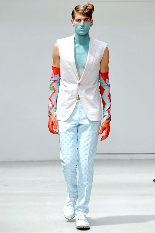Walter Van Beirendonck Spring/Summer 2012 runway show, dubbed 'Cloud #9'