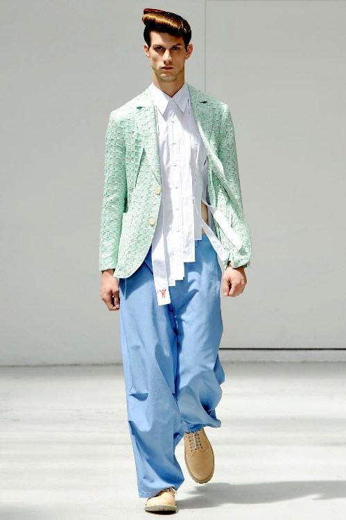 Walter Van Beirendonck Spring/Summer 2012 runway show, dubbed 'Cloud #9'
