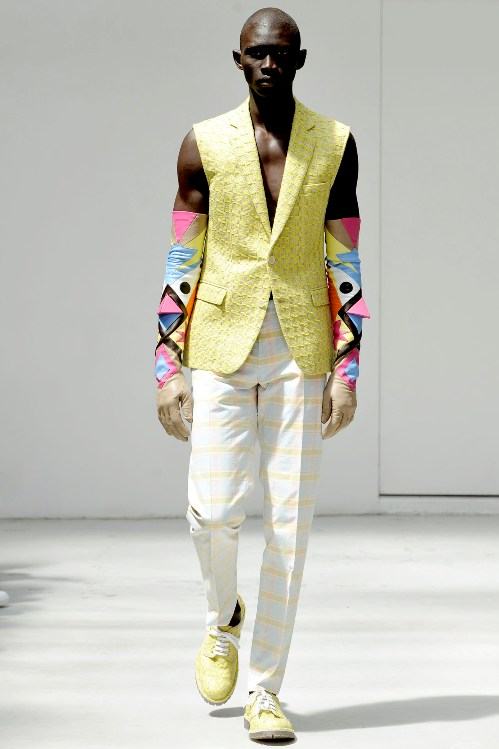 Walter Van Beirendonck Spring/Summer 2012 runway show, dubbed 'Cloud #9'