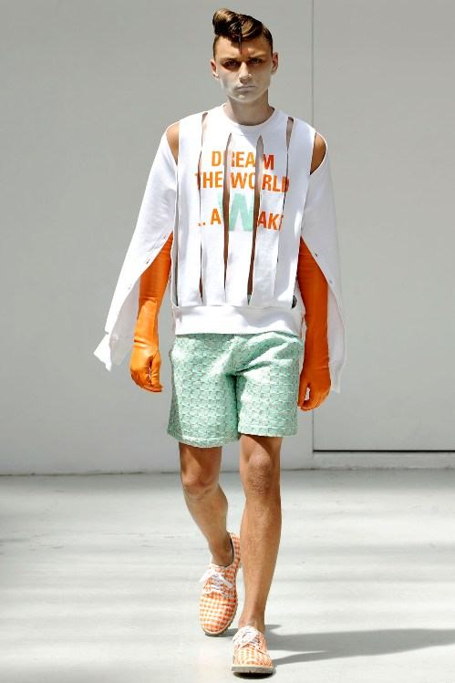 Walter Van Beirendonck Spring/Summer 2012 runway show, dubbed 'Cloud #9'