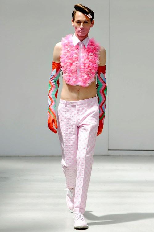 Walter Van Beirendonck Spring/Summer 2012 runway show, dubbed 'Cloud #9'