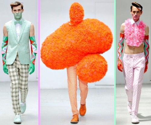Walter Van Beirendonck Spring/Summer 2012 runway show, dubbed 'Cloud #9'