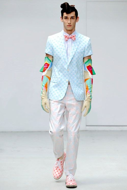 Walter Van Beirendonck Spring/Summer 2012 runway show, dubbed 'Cloud #9'